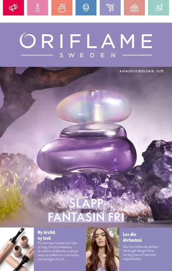 Oriflame-katalog i Östersund | Oriflame reklamblad | 2025-08-24T00:00:00.000Z - 2025-09-13T00:00:00.000Z