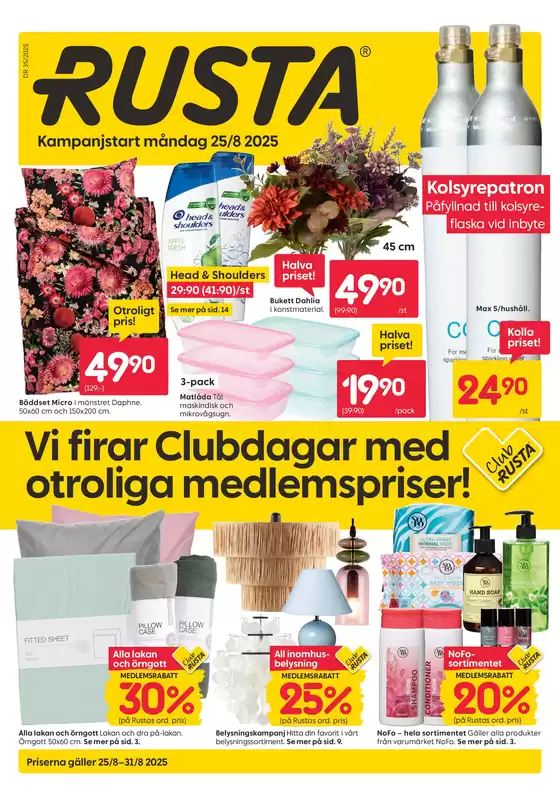 Rusta-katalog i Jönköping | Rusta reklambad | 2025-08-25T00:00:00.000Z - 2025-08-31T00:00:00.000Z