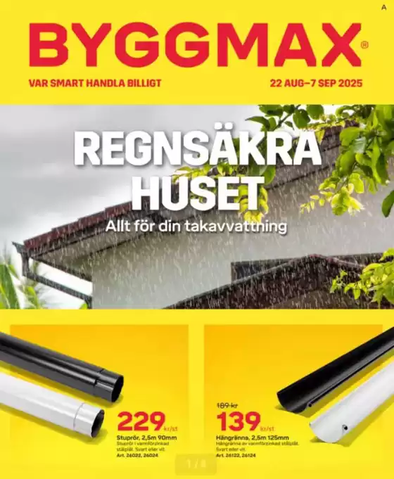 Byggmax-katalog i Umeå | Senaste reklambladet! | 2025-08-25T00:00:00.000Z - 2025-09-10T00:00:00.000Z