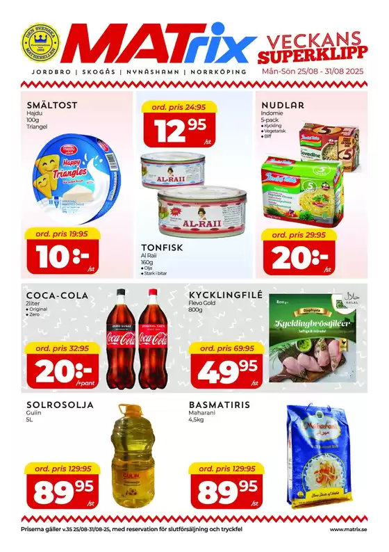 Matrix Butikerna-katalog i Kalix | Matrix Veckans Annons | 2025-08-25T00:00:00.000Z - 2025-08-31T00:00:00.000Z