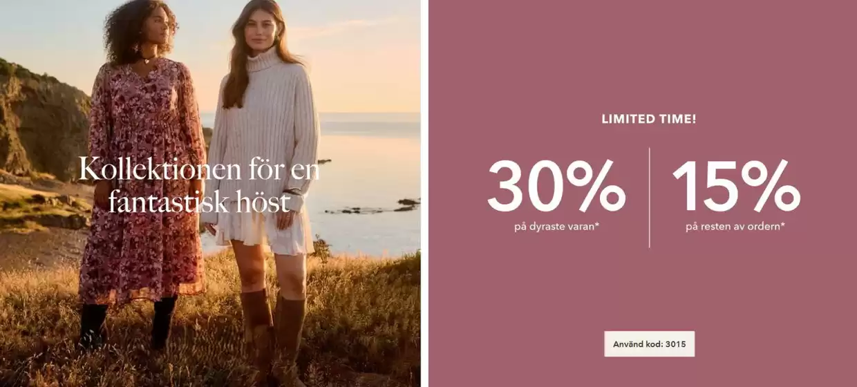 La Redoute-katalog i Göteborg | Kollektionen för en fantastisk höst! | 2025-08-26T00:00:00.000Z - 2025-09-11T00:00:00.000Z