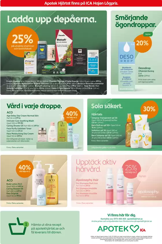 ICA Hajen Lågpris reklamblad