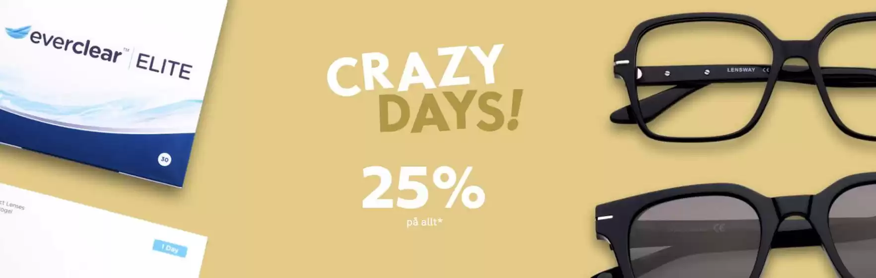 Lensway-katalog i Jönköping | Crazy days! 25% på allt. | 2025-08-27T00:00:00.000Z - 2025-09-12T00:00:00.000Z