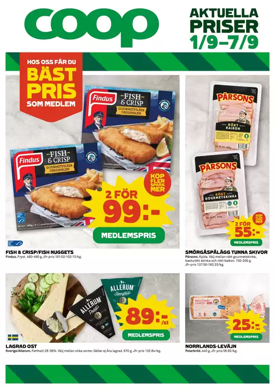 Coop-katalog i Vallentuna | Våra bästa erbjudanden för dig | 2025-09-01T00:00:00.000Z - 2025-09-07T00:00:00.000Z