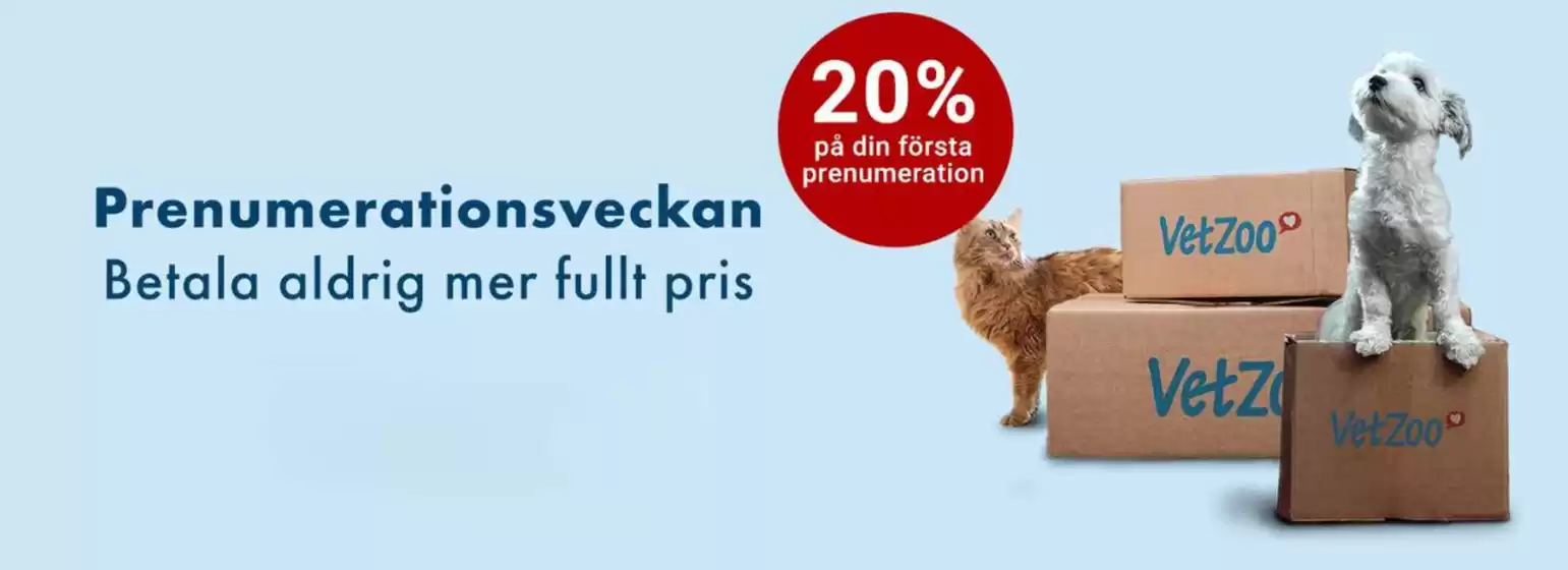 VetZoo-katalog | Upp till 20%! | 2025-08-28T00:00:00.000Z - 2025-09-12T00:00:00.000Z