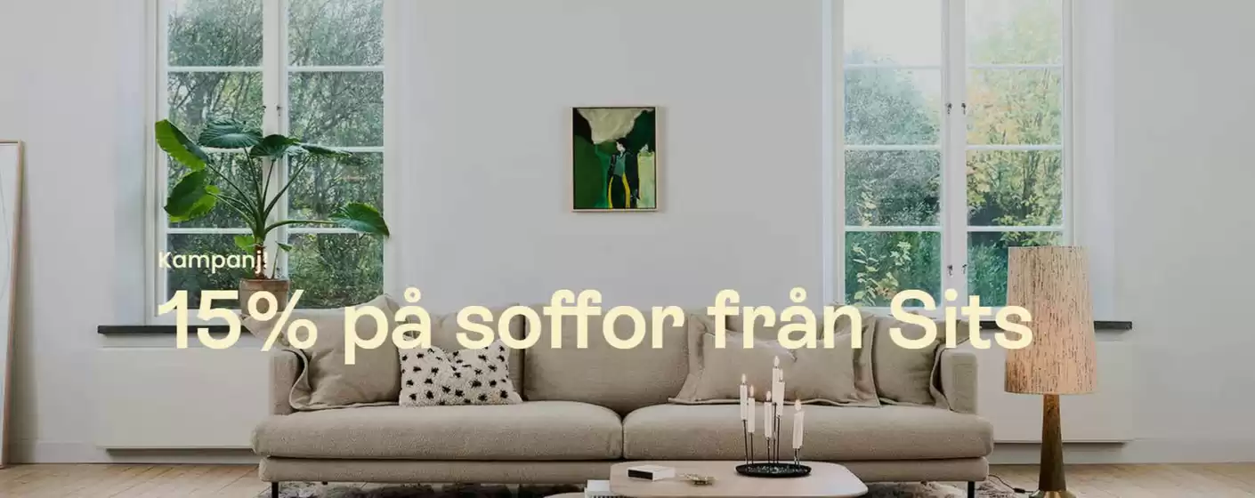 Johan Tiberg-katalog i Huddinge | 15% på soffor från Sits! | 2025-08-28T00:00:00.000Z - 2025-09-12T00:00:00.000Z