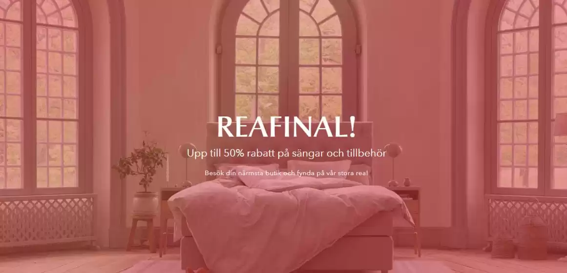 Reafinal! Upp till 50% rabatt.