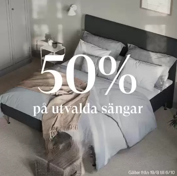 Upp till 50%!
