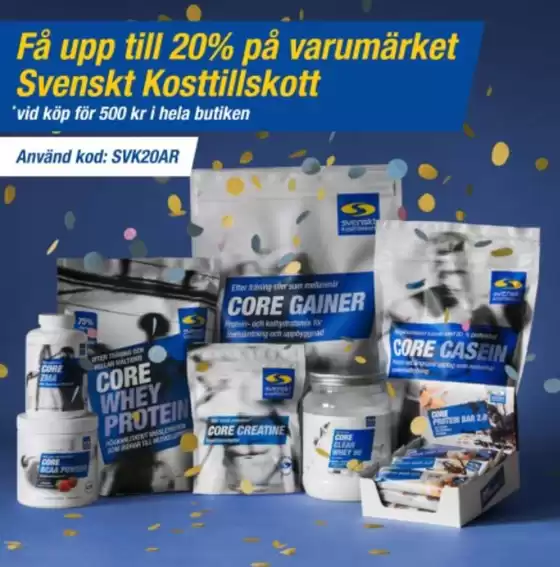 Få upp till 20%!