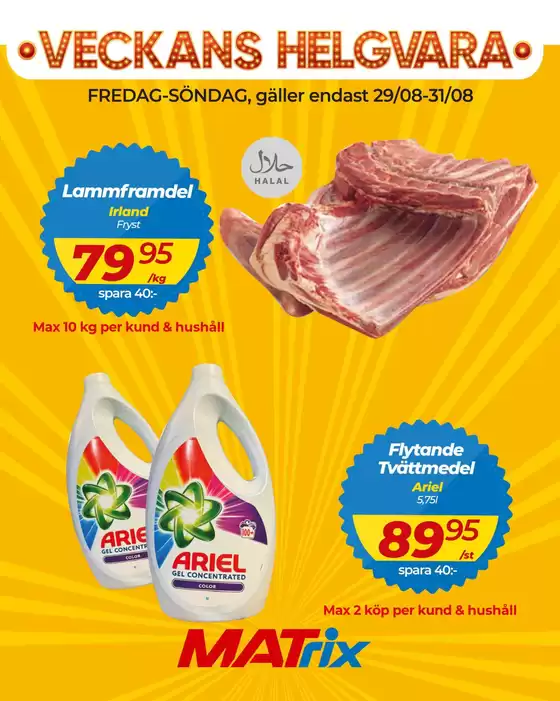 Matrix Butikerna-katalog i Henån | Matrix Helgvara | 2025-08-29T00:00:00.000Z - 2025-08-31T00:00:00.000Z