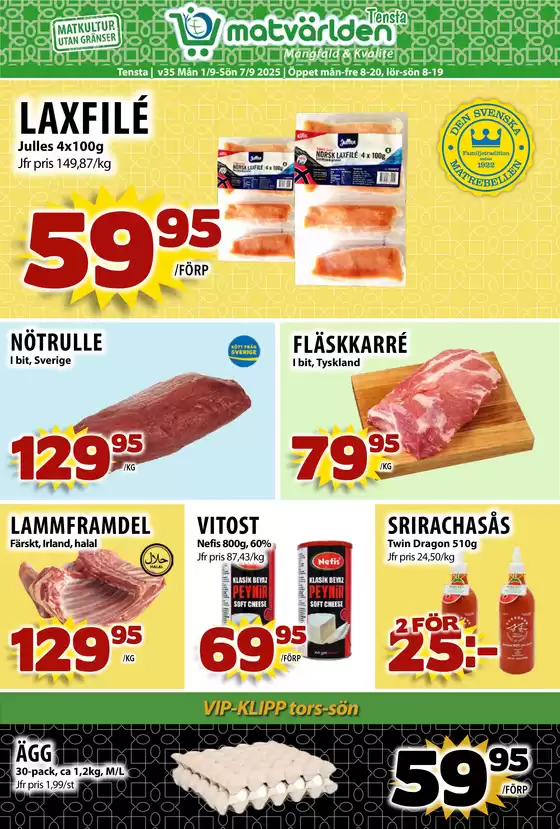 Veckans erbjudanden Tensta! 