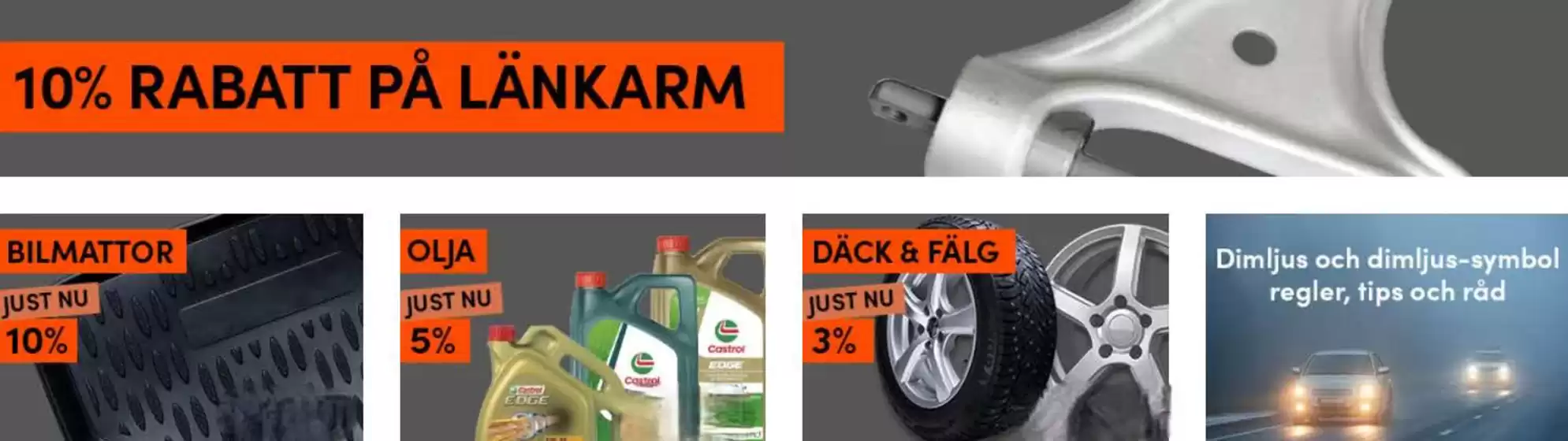 10% extra rabatt på länkarm!