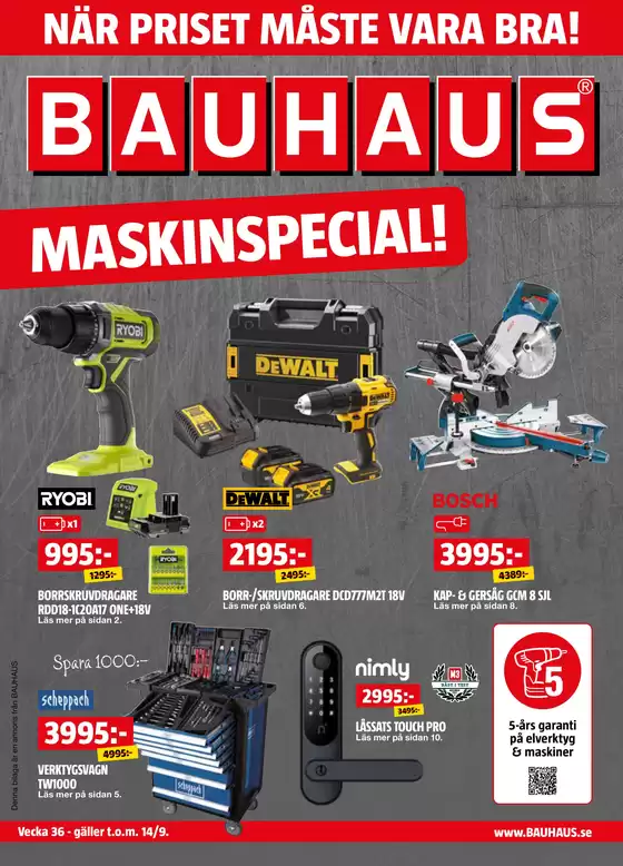 Maskinspecial!