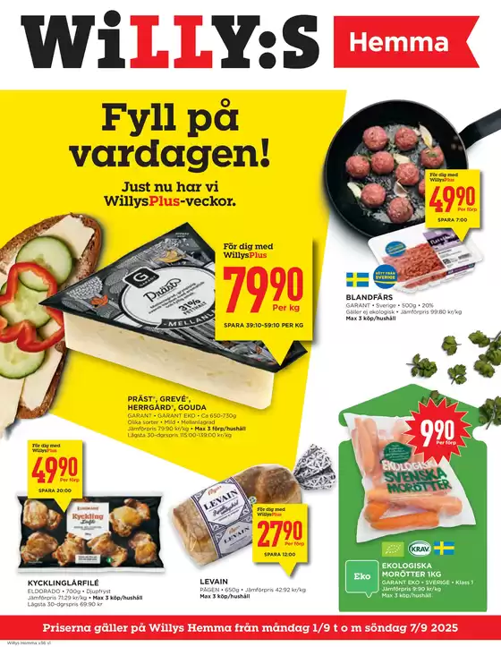 Willys-katalog i Jönköping | Willys Erbjudanden | 2025-09-01T00:00:00.000Z - 2025-09-07T00:00:00.000Z