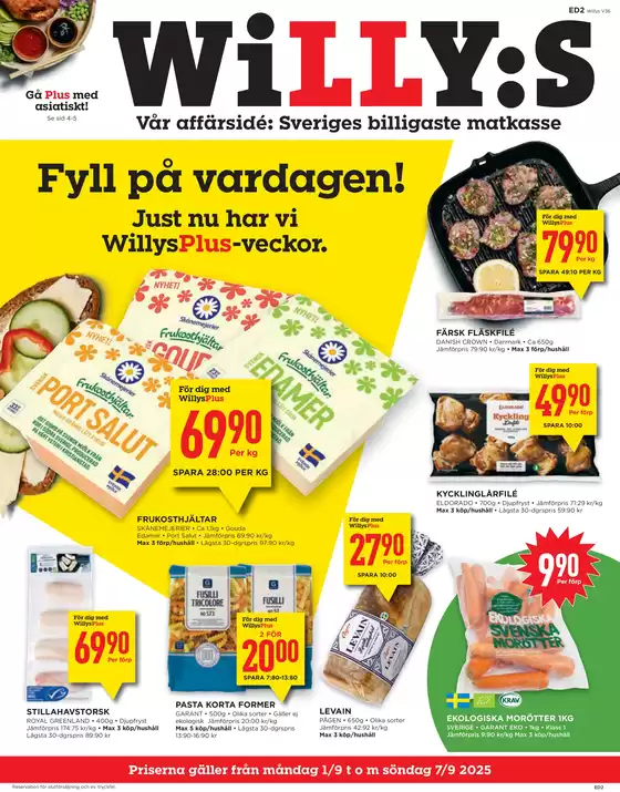 Willys-katalog i Jönköping | Nya erbjudanden att upptäcka | 2025-09-01T00:00:00.000Z - 2025-09-07T00:00:00.000Z