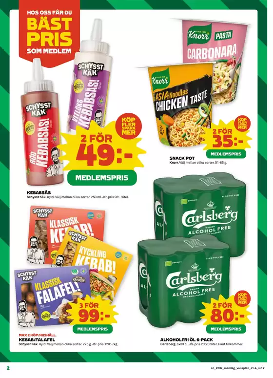 Top-deals för alla kunder