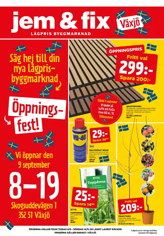 Jem&Fix reklamblad