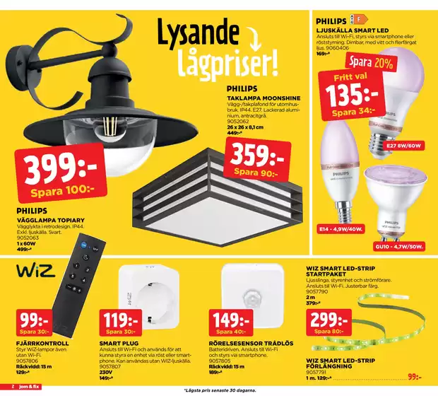 Jem&Fix reklamblad