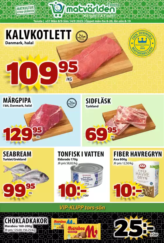 Veckans erbjudanden Tensta! 