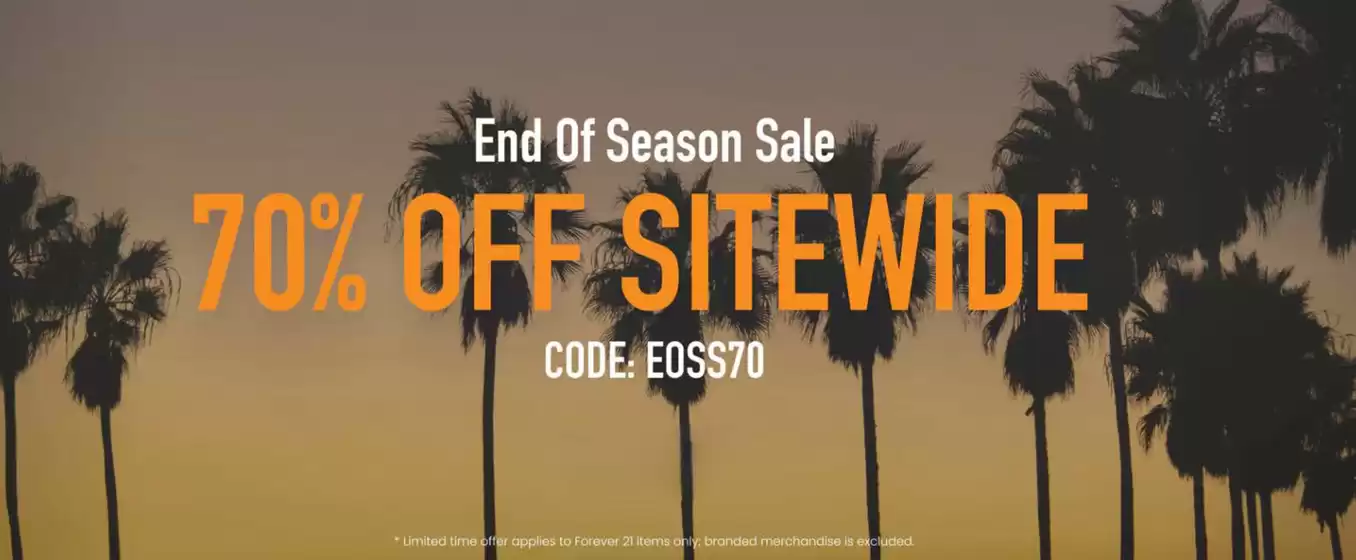 Forever 21-katalog i Finspång | 70% Off sitewide! | 2025-09-10T00:00:00.000Z - 2025-09-25T00:00:00.000Z