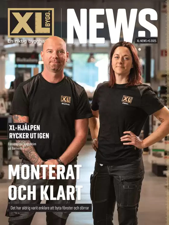 Monterat och klart!