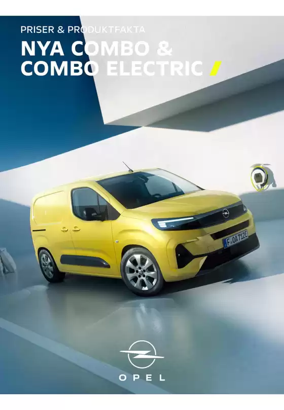 Opel-katalog i Kungsängen (Stockholm) | Opel nya combo | 2025-09-12T00:00:00.000Z - 2025-09-26T00:00:00.000Z