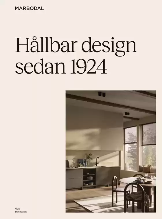 Marbodal-katalog i Helsingborg | Hållbar design sedan 1924! | 2025-09-12T00:00:00.000Z - 2025-12-31T00:00:00.000Z