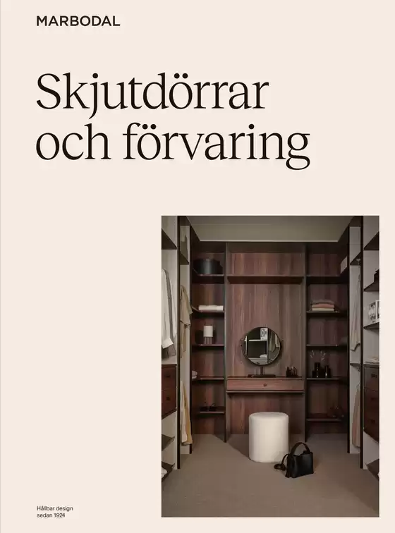 Marbodal-katalog i Helsingborg | Skjutdörrar och förvaring! | 2025-09-12T00:00:00.000Z - 2025-12-31T00:00:00.000Z