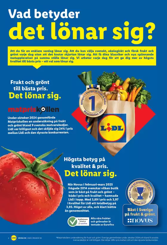 Nationell ERBJUDANDEN VECKA 39