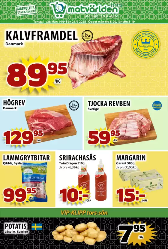 Veckans erbjudanden Tensta! 