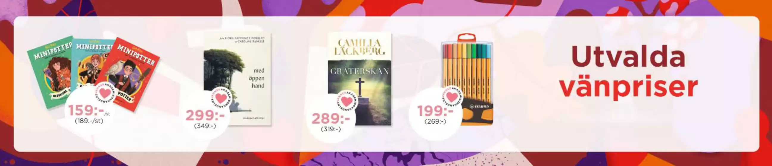 Utvalda vänpriser!