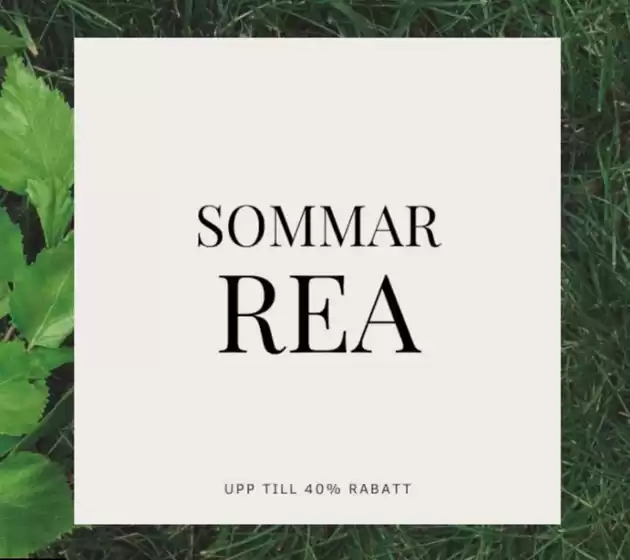 Upp till 40% rabatt!