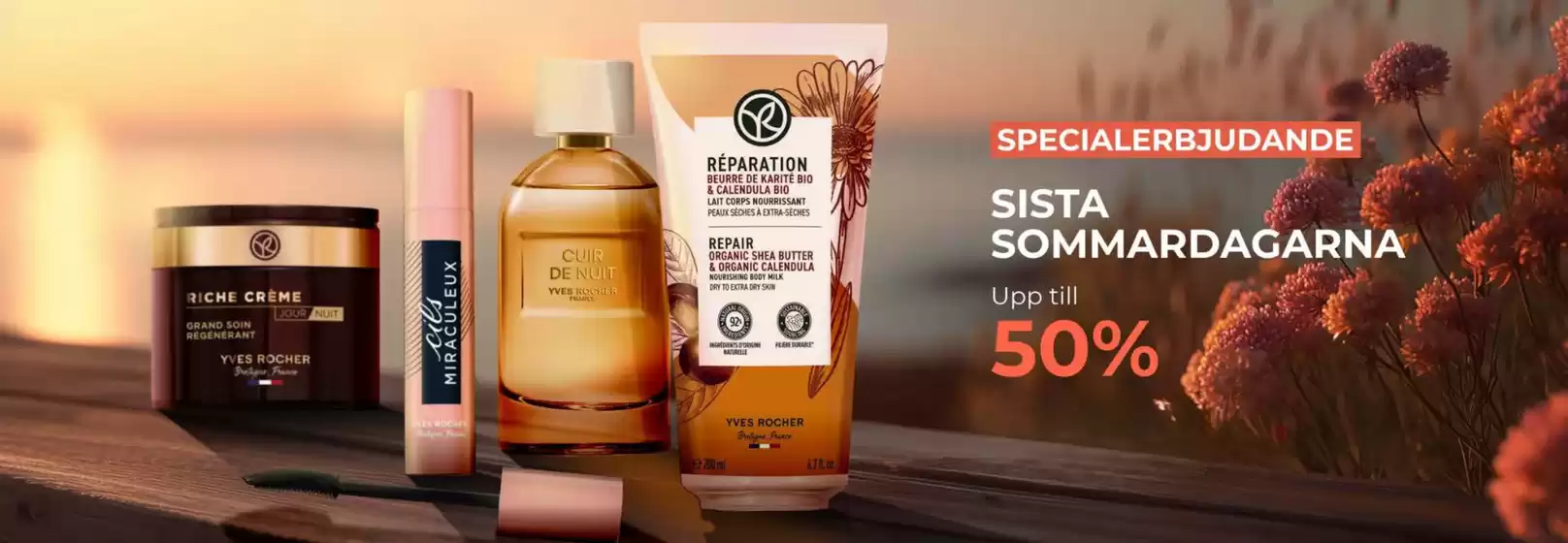 Yves Rocher-katalog | Upp till 50%! | 2025-09-16T00:00:00.000Z - 2025-10-01T00:00:00.000Z