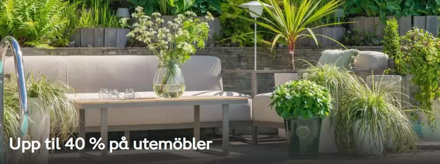 Plantagen-katalog i Örebro | Upp till 40% på utemöbler! | 2025-09-16T00:00:00.000Z - 2025-09-30T00:00:00.000Z