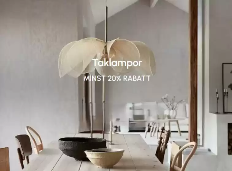 Lampan-katalog i Sjöbo (Skåne) | Upp till 25% rabatt! | 2025-09-16T00:00:00.000Z - 2025-10-01T00:00:00.000Z