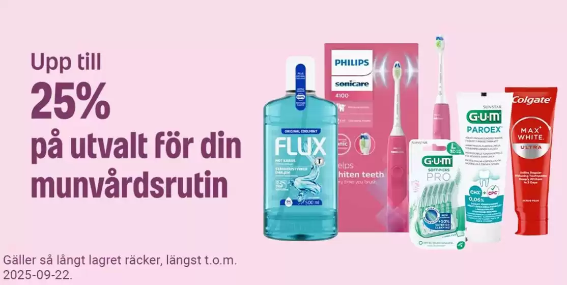 Apotea-katalog i Helsingborg | Upp till 25%! | 2025-09-17T00:00:00.000Z - 2025-10-02T00:00:00.000Z