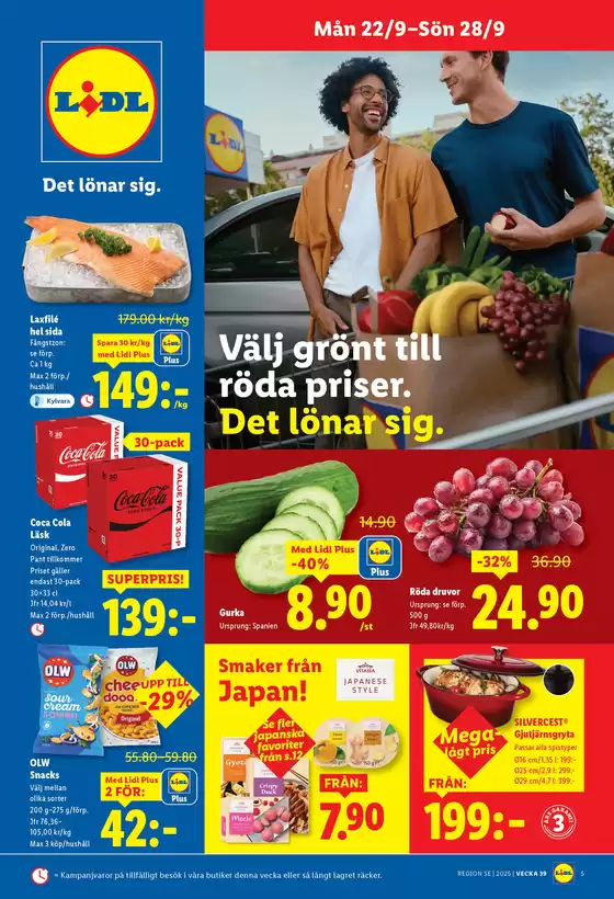 Lidl-katalog i Malmö | Nya erbjudanden att upptäcka | 2025-09-22T00:00:00.000Z - 2025-09-28T00:00:00.000Z