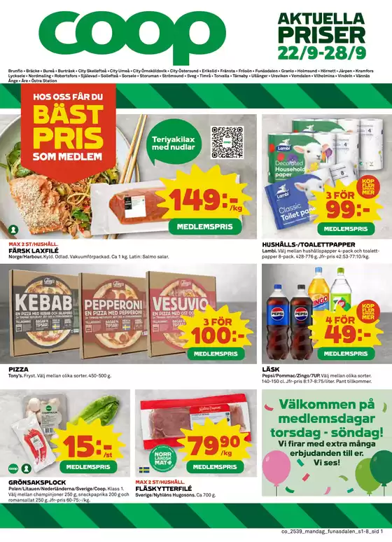 Coop-katalog i Ljungby (Kronoberg) | Aktuella specialerbjudanden | 2025-09-22T00:00:00.000Z - 2025-09-28T00:00:00.000Z