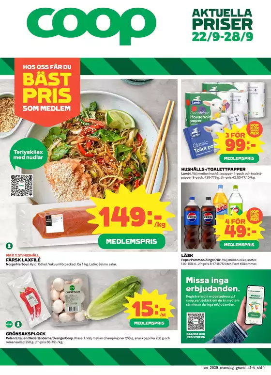 Coop-katalog i Ljungby (Kronoberg) | Våra bästa deals för dig | 2025-09-22T00:00:00.000Z - 2025-09-28T00:00:00.000Z