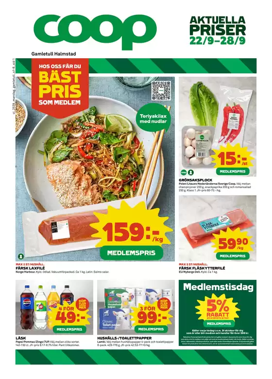 Coop-katalog i Ljungby (Kronoberg) | Exklusiva deals och fynd | 2025-09-22T00:00:00.000Z - 2025-09-28T00:00:00.000Z