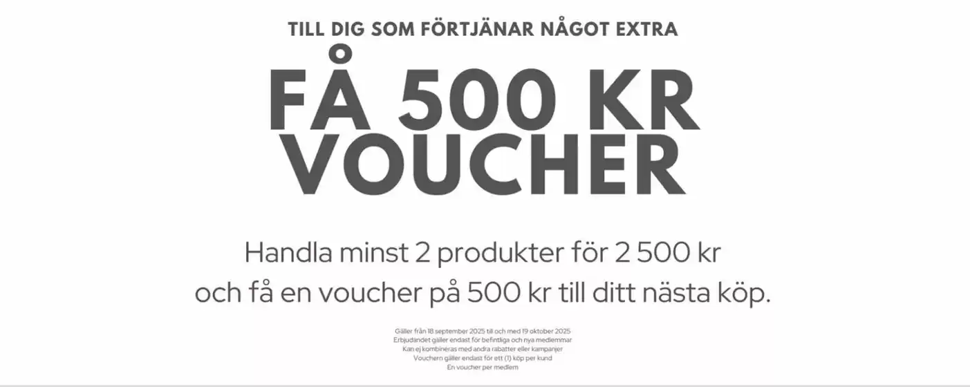 Thernlunds-katalog i Göteborg | Få 500kr voucher! | 2025-09-18T00:00:00.000Z - 2025-10-03T00:00:00.000Z