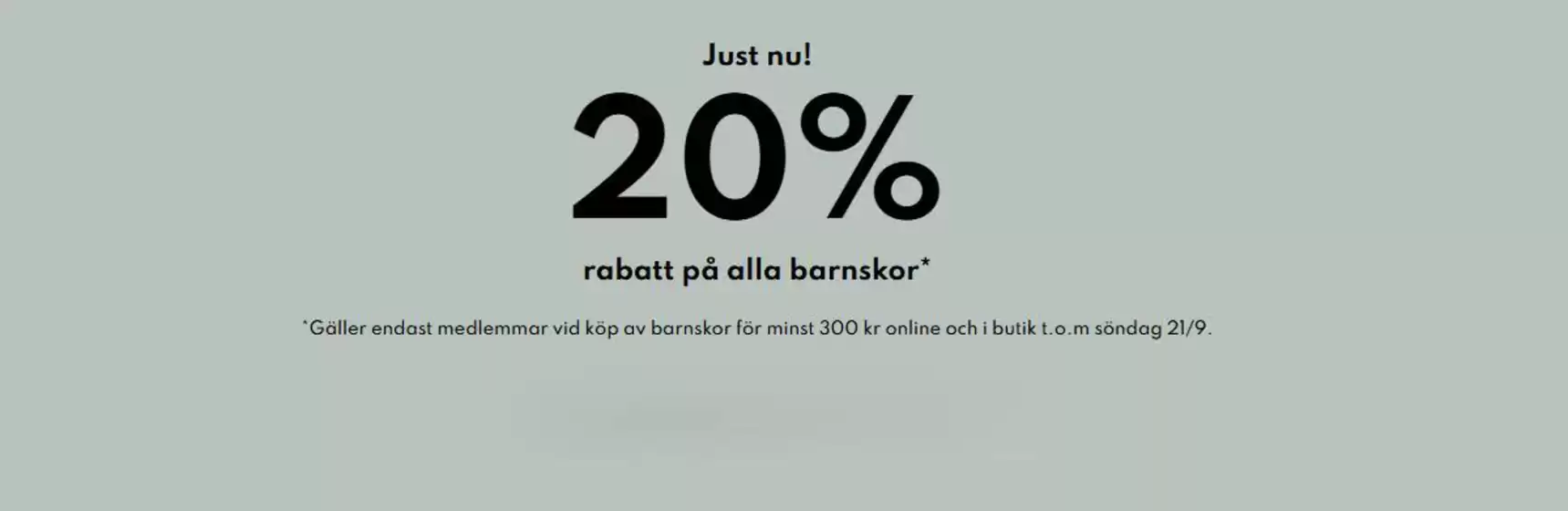 Just nu 20%!