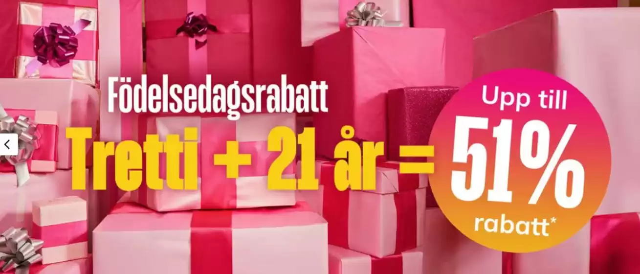 Upp till 51% rabatt!