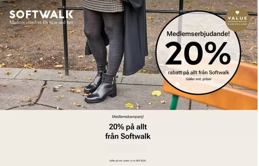 20% på allt från Softwalk!