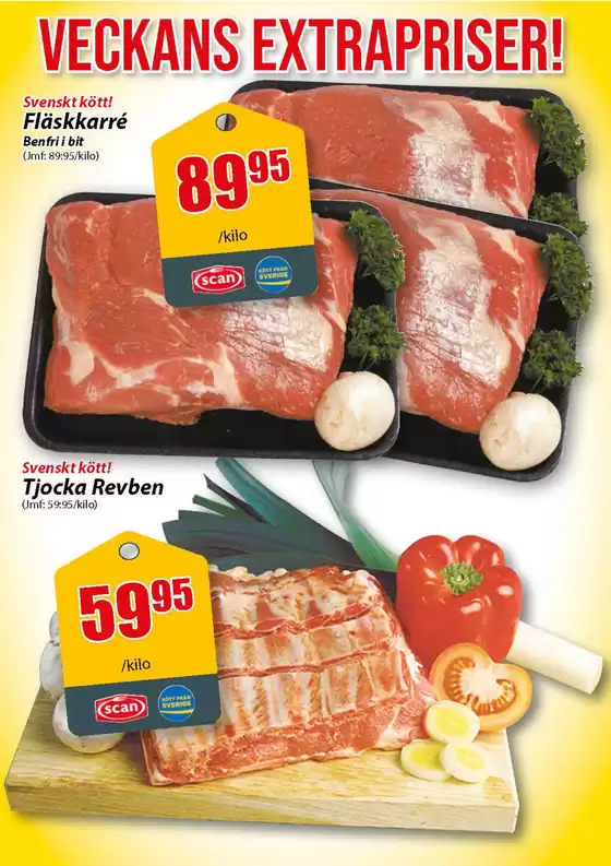 Extra Mjällby Stormarknad veckans blad