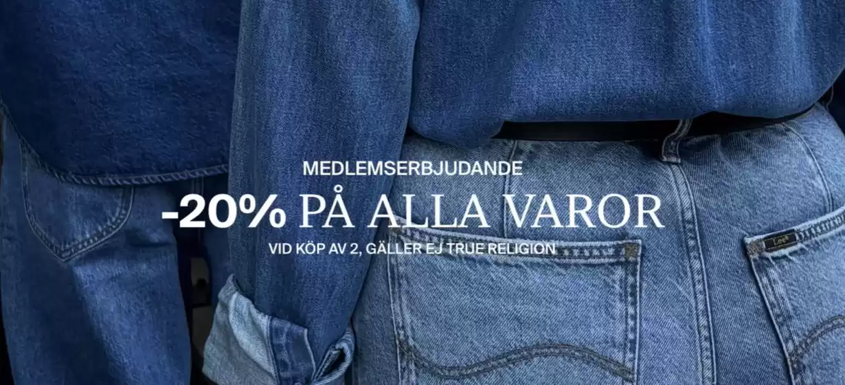 -20% på alla varor!