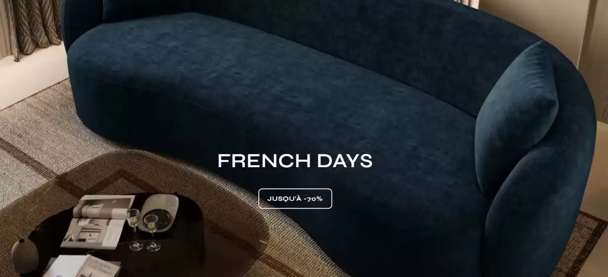 French days! Upp till -70%.