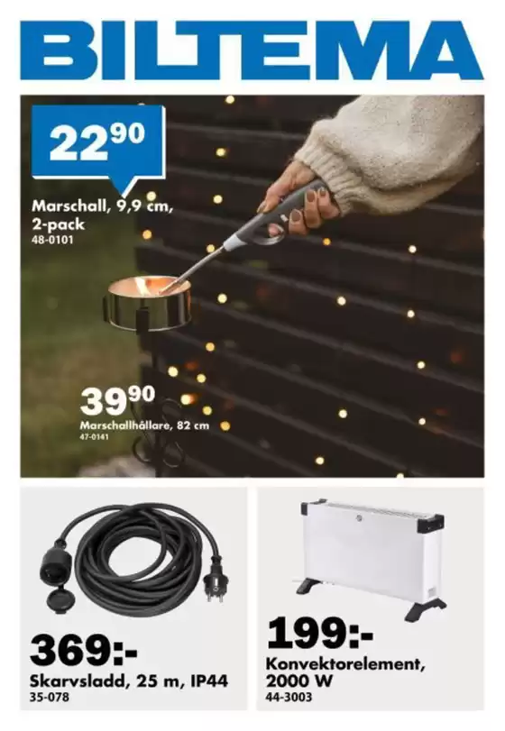 Biltema-katalog i Järfälla | Lys upp höstmörkret | 2025-09-26T00:00:00.000Z - 2025-10-10T00:00:00.000Z
