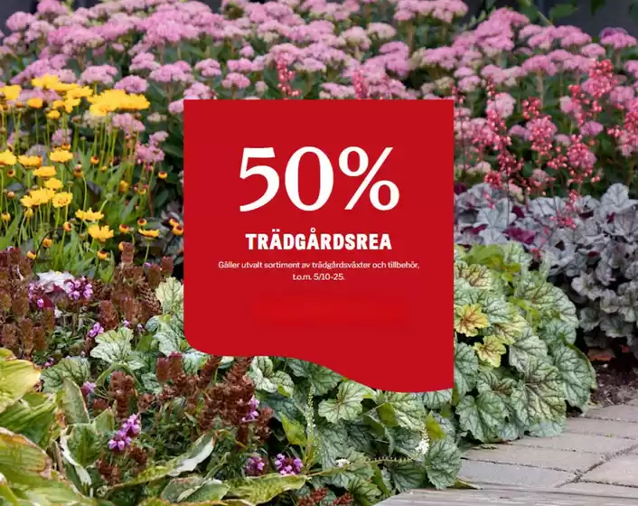 Blomsterlandet-katalog i Järfälla | Upp till 50%! | 2025-09-26T00:00:00.000Z - 2025-10-05T00:00:00.000Z