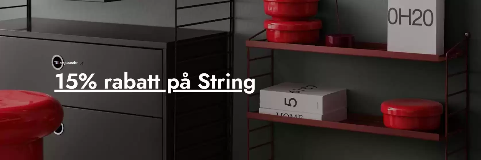 155 rabatt på String!